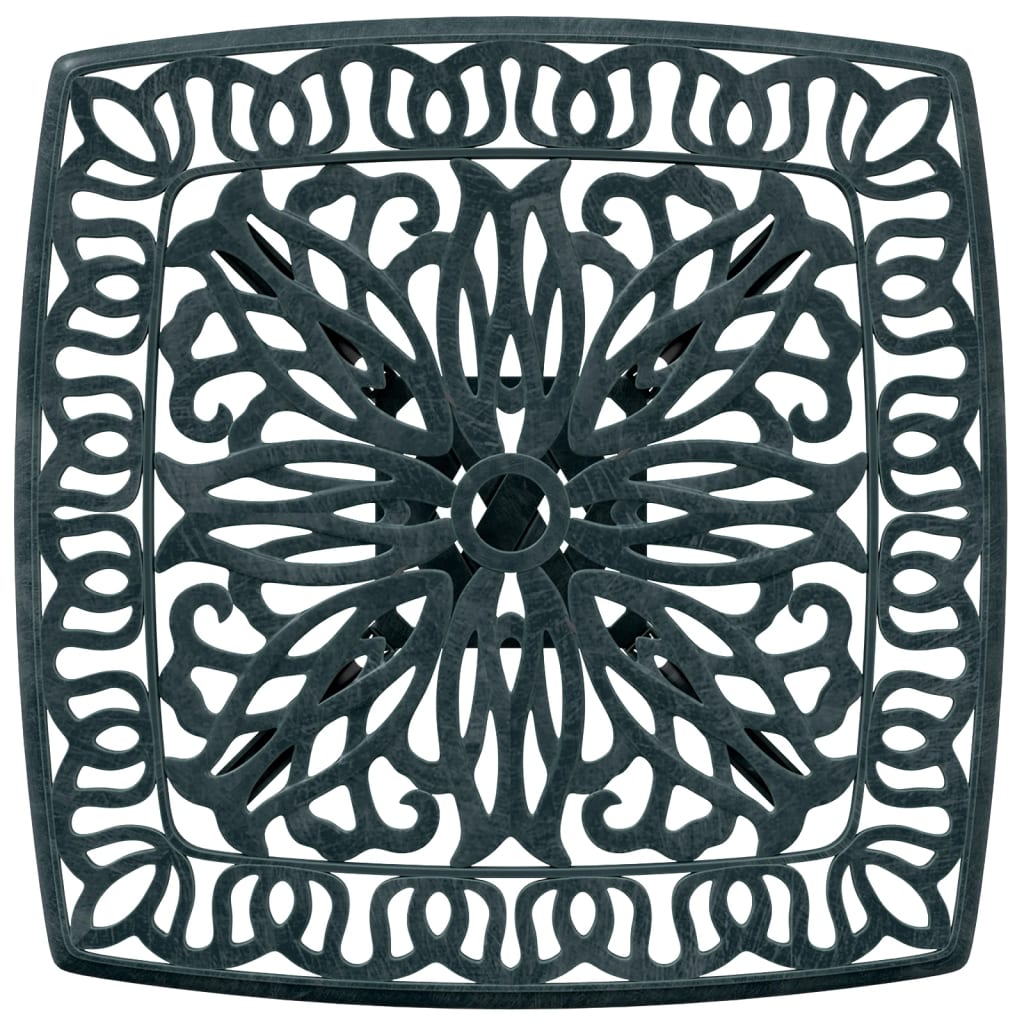 Τραπέζι Κήπου Πράσινο 53 x 53 x 53 εκ. από Χυτό Αλουμίνιο 8