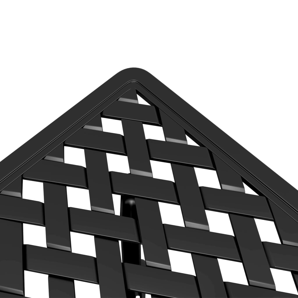 Τραπέζι Κήπου Μαύρο 53 x 53 x 53 εκ. από Χυτό Αλουμίνιο 9