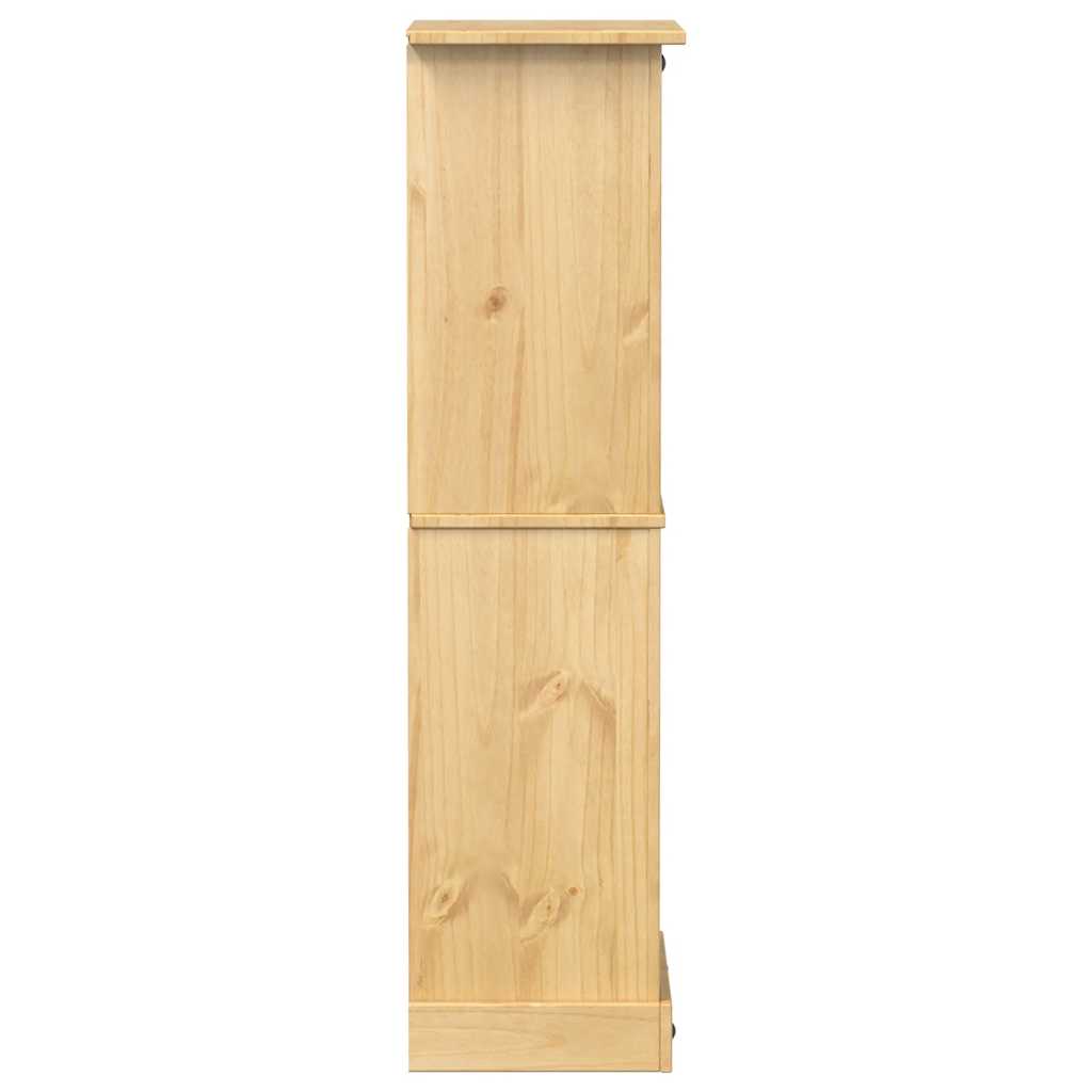 Ραφιέρα Κρασιών Corona 56x35x134,5 εκ. από Μασίφ Ξύλο Πεύκου 5