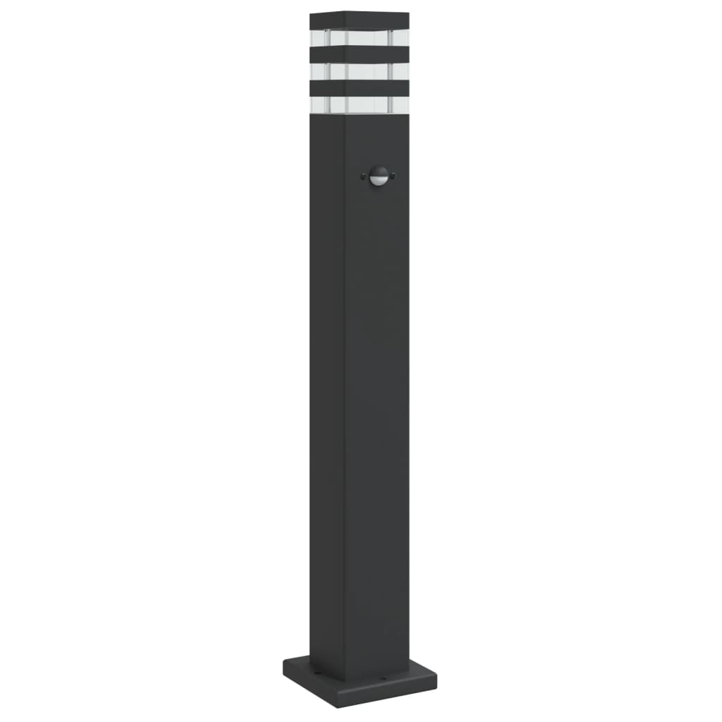 Φωτιστικό Δαπέδου Εξ. Χώρου Αισθητ. Μαύρο 80 εκ. Ανοξ. Ατσάλι 2