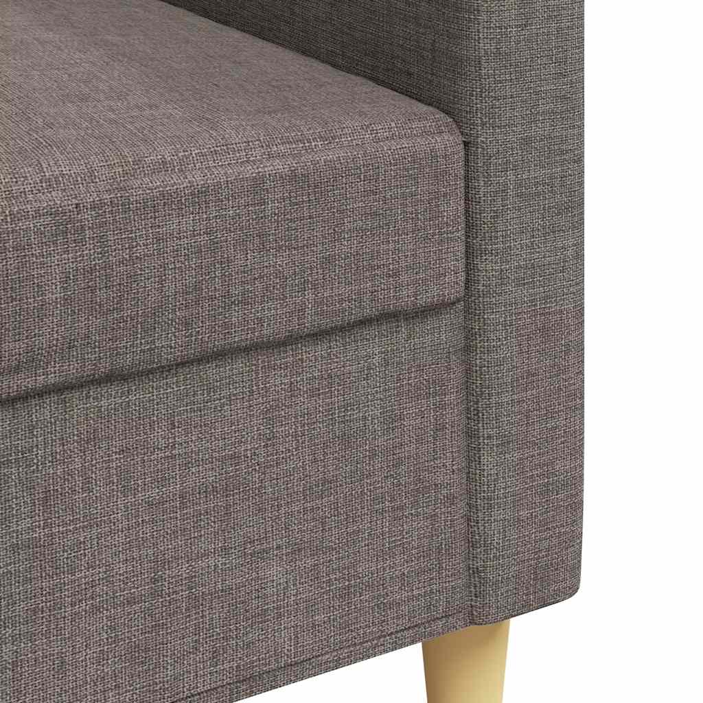 Καναπές Τριθέσιος Taupe 180 εκ. Υφασμάτινος 7
