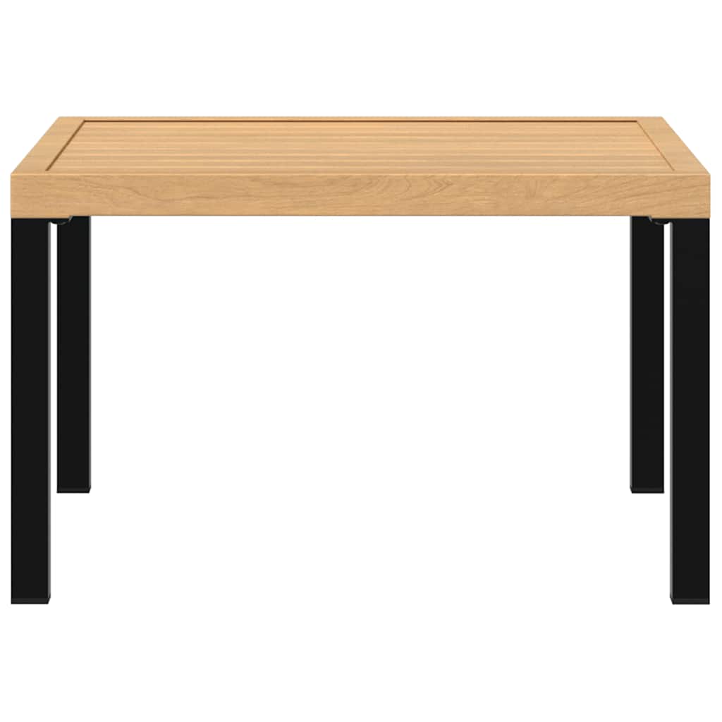 Τραπεζάκι Σαλονιού Κήπου Μαύρο 65x65x40 εκ. από Αλουμίνιο 3