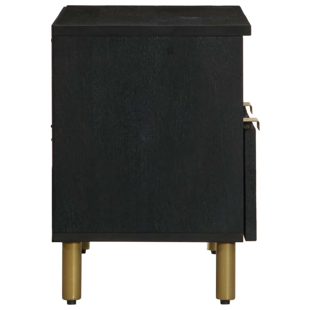 Έπιπλο Τηλεόρασης Μαύρο 70x33x46 εκ. από Επεξεργ. Ξύλο 4