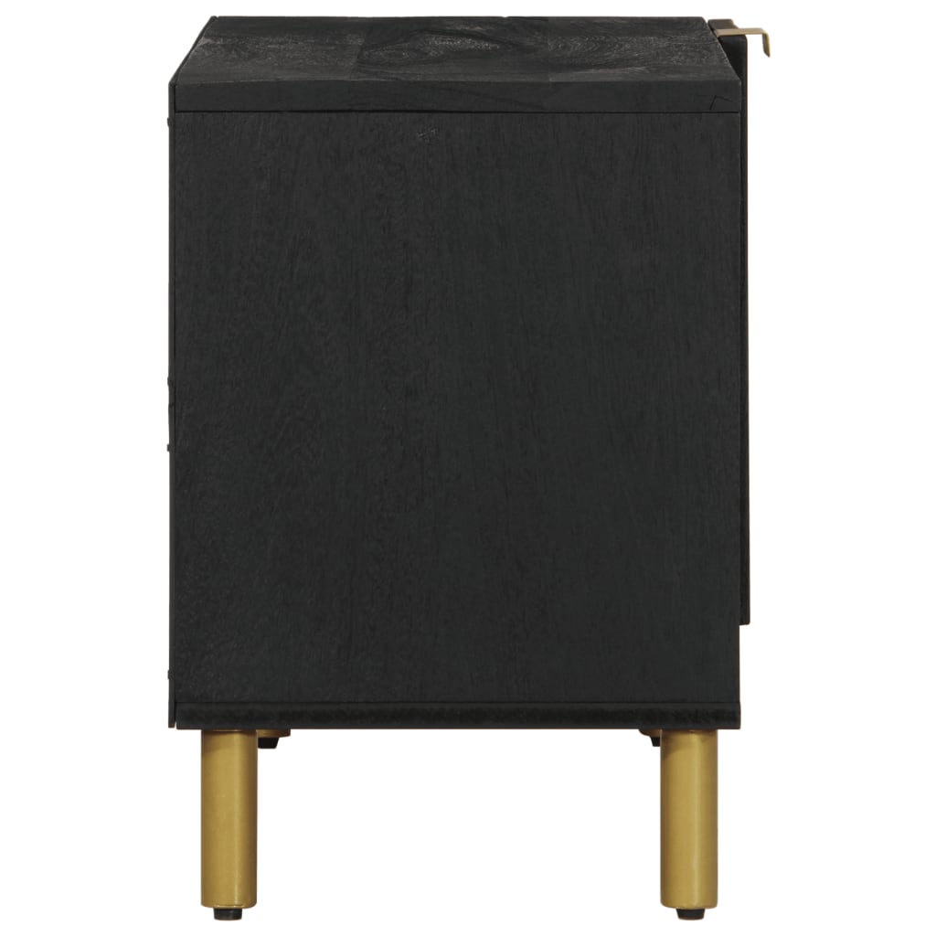 Έπιπλο Τηλεόρασης Μαύρο 80 x 33 x 46 εκ. από Επεξεργασμένο Ξύλο 4