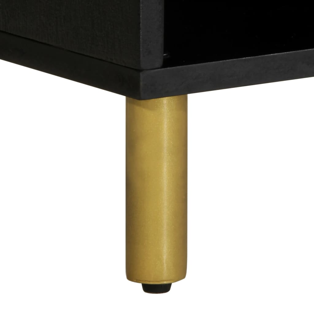 Έπιπλο Τηλεόρασης Μαύρο 100x33x46 εκ. από Επεξεργασμένο Ξύλο 8