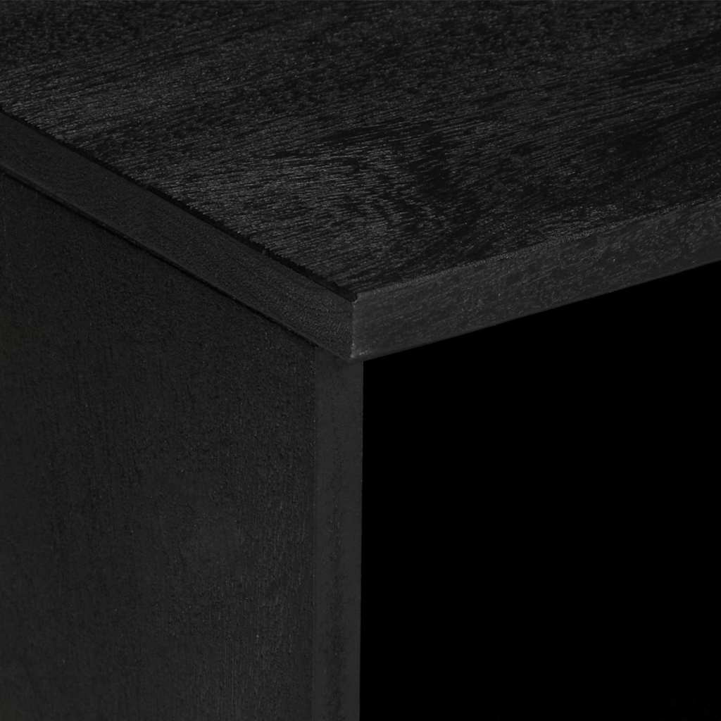 Έπιπλο Τηλεόρασης Μαύρο 80 x 33 x 46 εκ. από Επεξεργασμένο Ξύλο 7