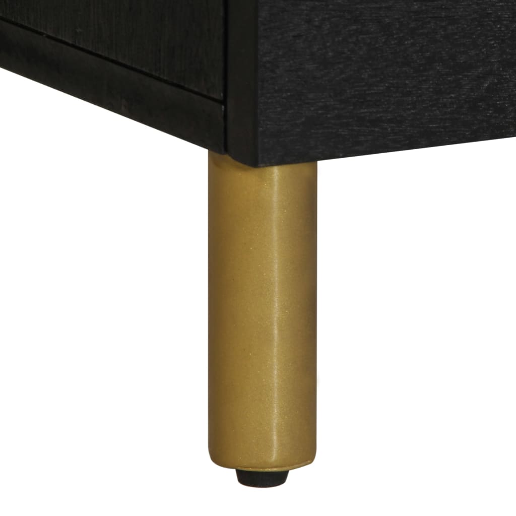 Έπιπλο Τηλεόρασης Μαύρο 100x33x46 εκ. από Επεξεργασμένο Ξύλο 8