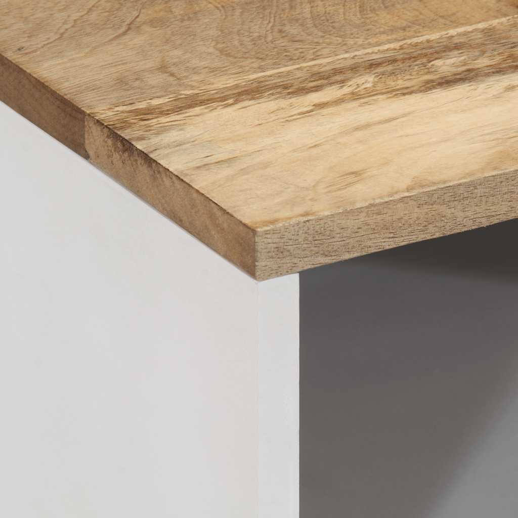 Έπιπλο Τηλεόρασης 80x31,5x46 εκ. από Μασίφ Ξύλο Μάνγκο 7