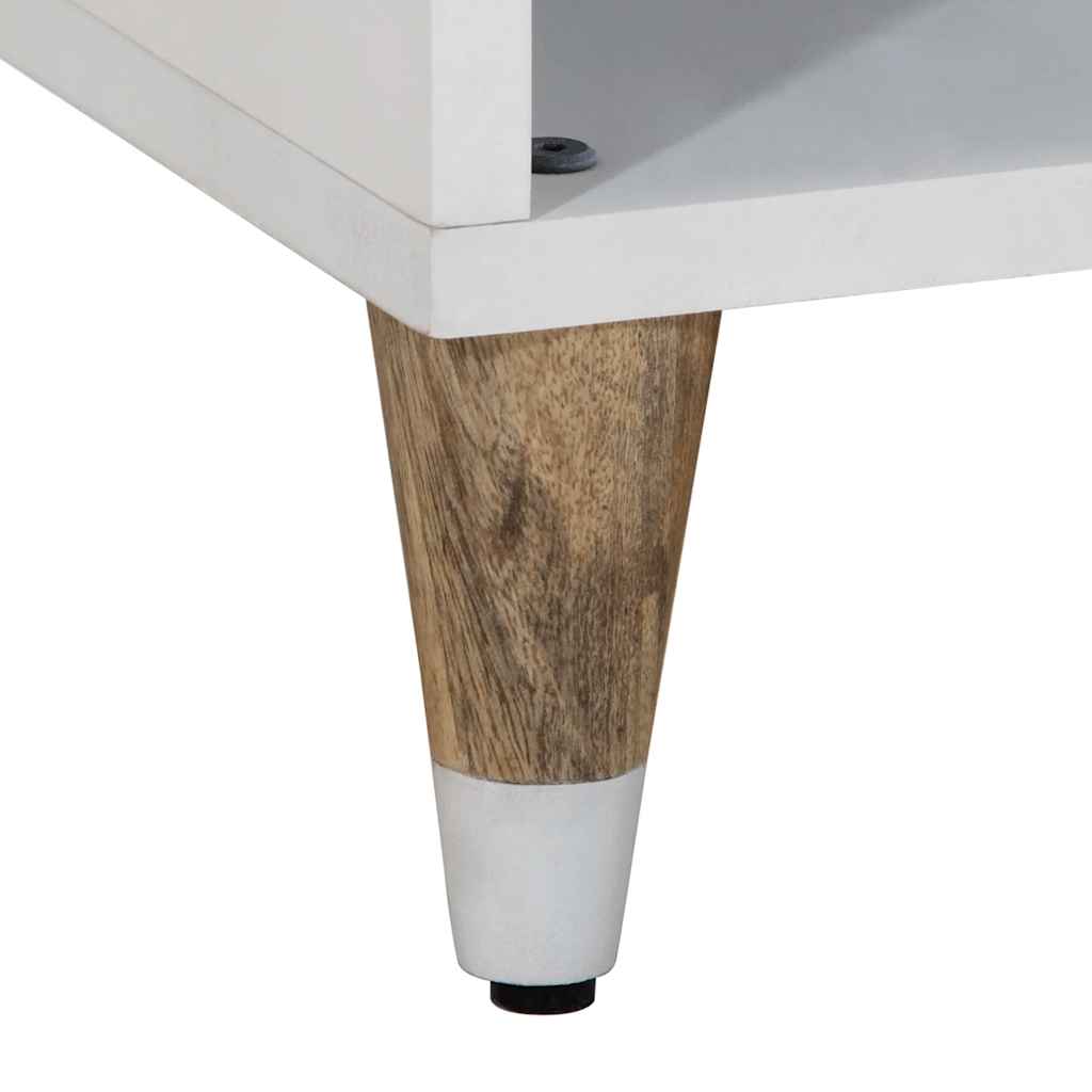 Έπιπλο Τηλεόρασης 80x31,5x46 εκ. από Μασίφ Ξύλο Μάνγκο 9