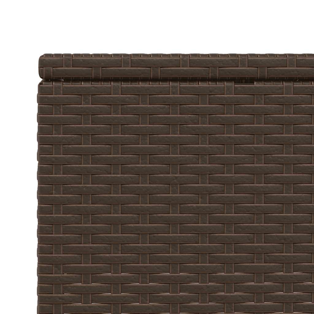 Ξαπλώστρα με πλωτό μαξιλάρι Brown Poly Rattan 11