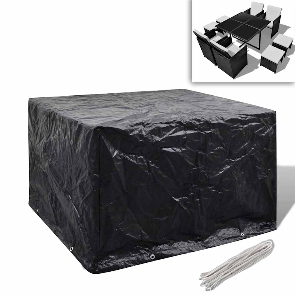 Κάλυμμα Επίπλων Κήπου με 8 Κρίκους 113 x 113 x 73 εκ. 1