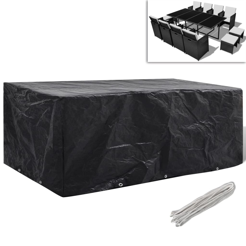 Κάλυμμα Επίπλων Κήπου με 8 Κρίκους 229 x 113 x 73 εκ. 1