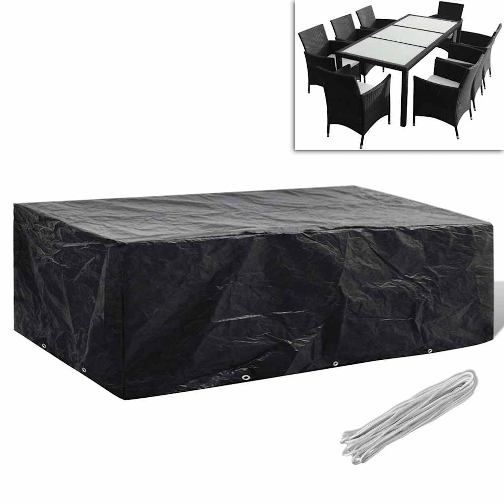 Κάλυμμα Επίπλων Κήπου με 8 Κρίκους 300 x 140 x 90 εκ. 1