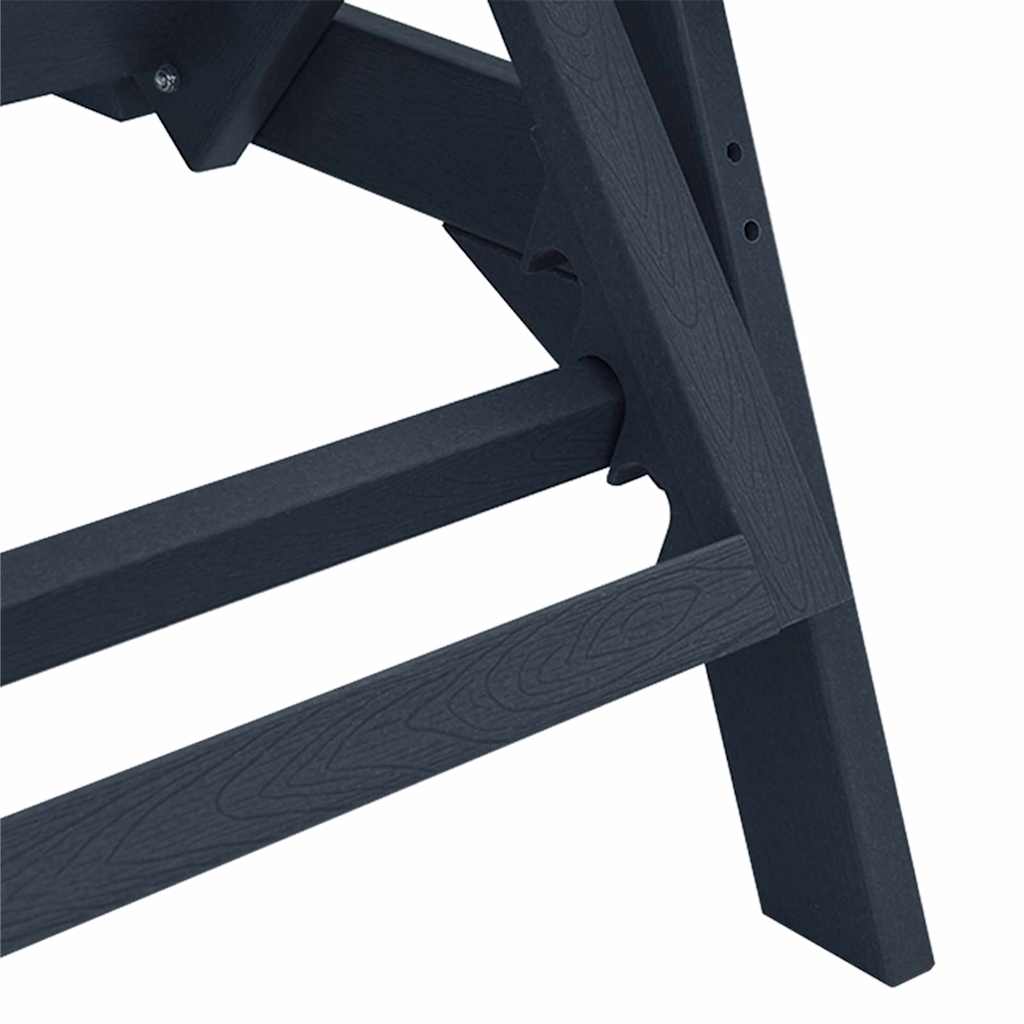 Ξαπλώστρα Ναυτικό μπλε 53x162x98.5 εκ. HDPE 8