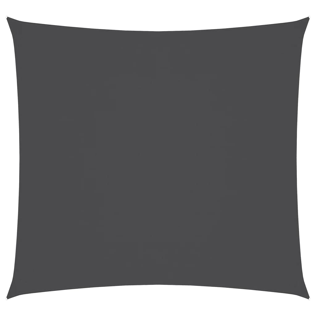 Πανί Σκίασης Τετράγωνο Ανθρακί 3,6 x 3,6 μ. από Ύφασμα Oxford 2