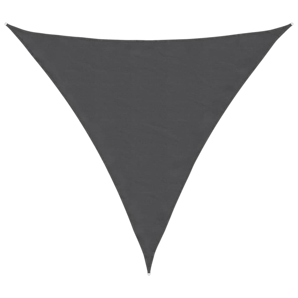 Πανί Σκίασης Τρίγωνο Ανθρακί 3,6 x 3,6 x 3,6 μ. Ύφασμα Oxford 2