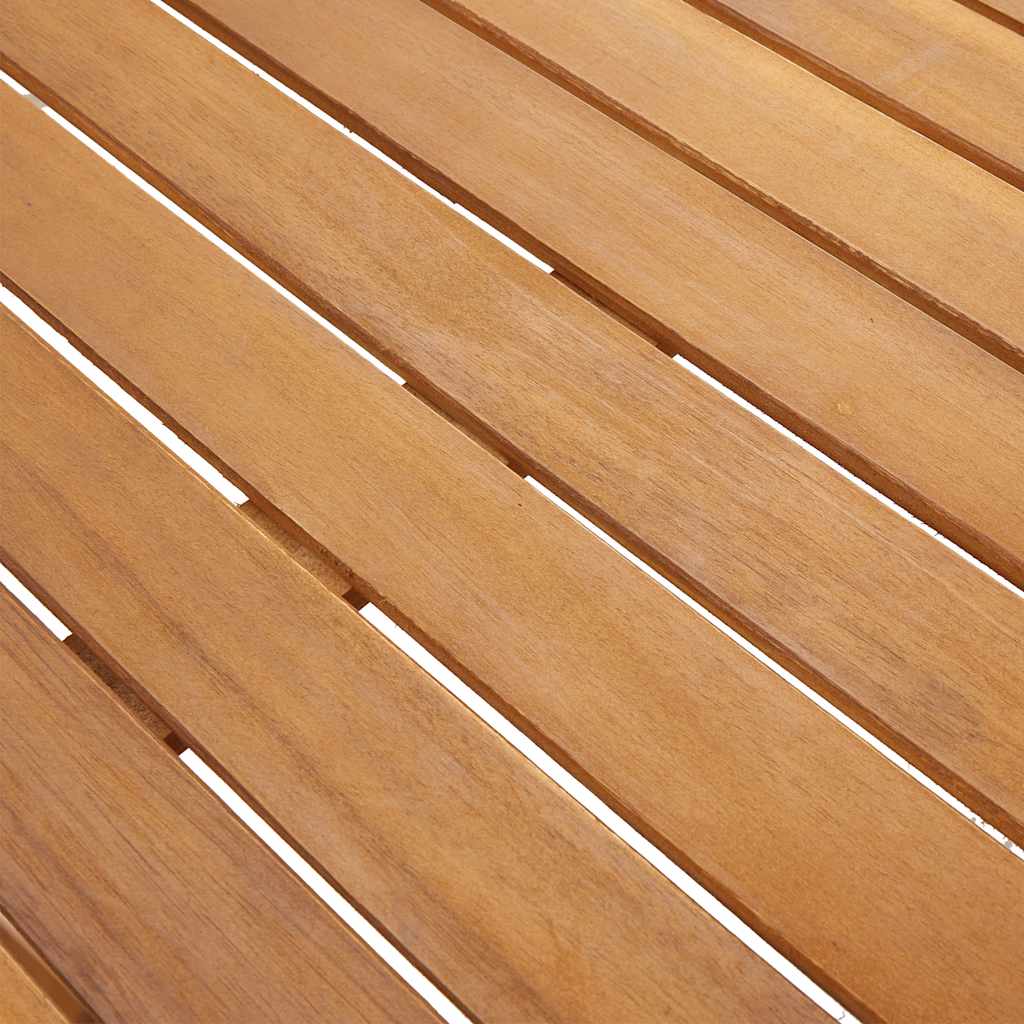 Τραπέζι Κήπου 140 x 80 x 74 εκ. από Μασίφ Ξύλο Ακακίας 5