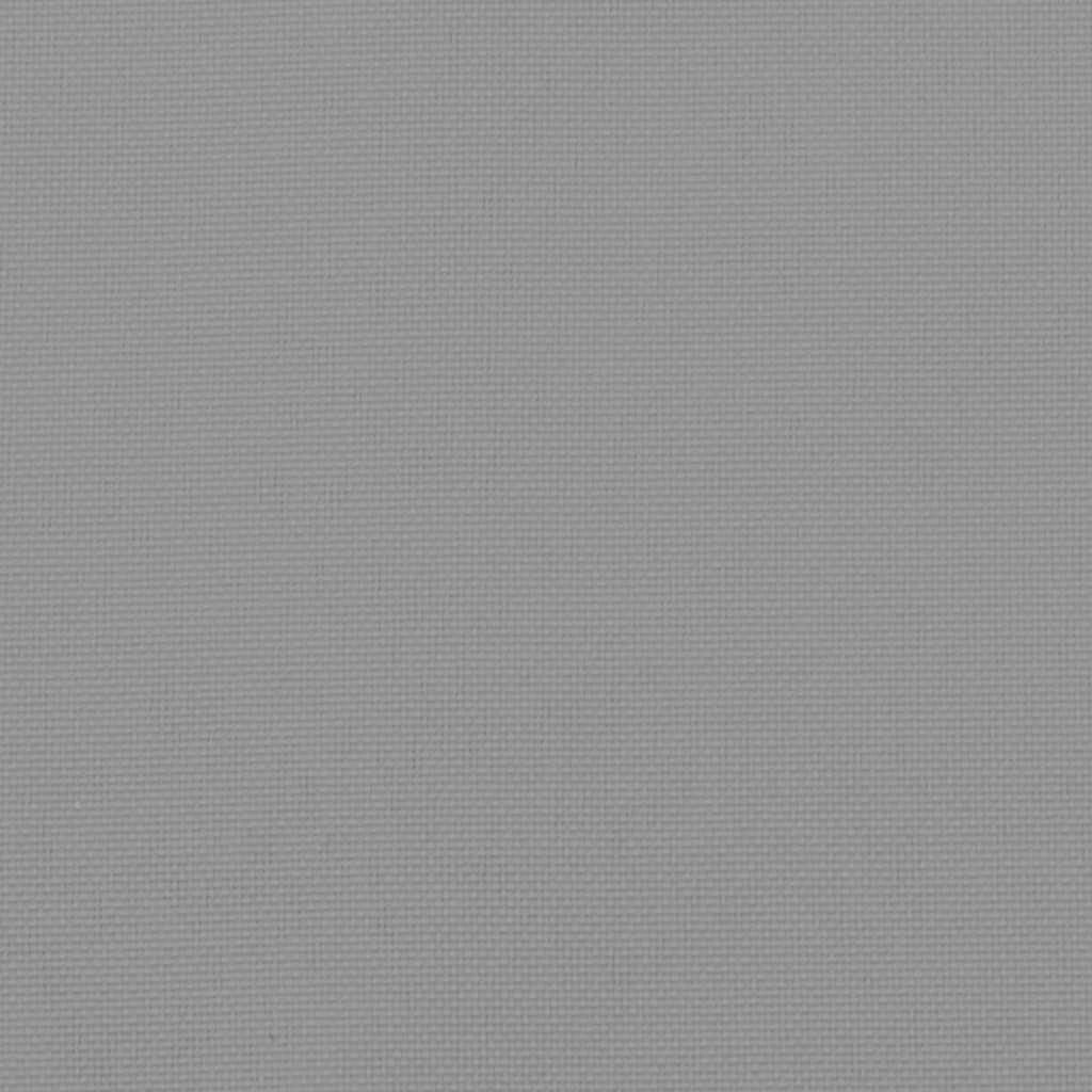 Μαξιλάρι Πάγκου Κήπου Γκρι 100x50x4 εκ. Ύφασμα Oxford 6