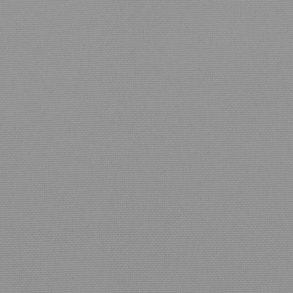 Μαξιλάρι Πάγκου Κήπου Γκρι 120x50x4 εκ. Ύφασμα Oxford 6