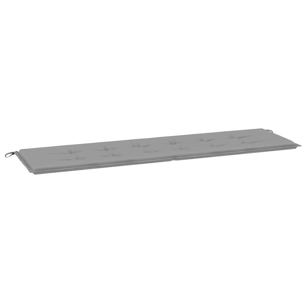 Μαξιλάρι Πάγκου Κήπου Γκρι 180 x 50 x 3 εκ. Ύφασμα Oxford 2