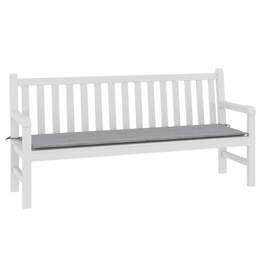 Μαξιλάρι Πάγκου Κήπου Γκρι 180 x 50 x 3 εκ. Ύφασμα Oxford 3