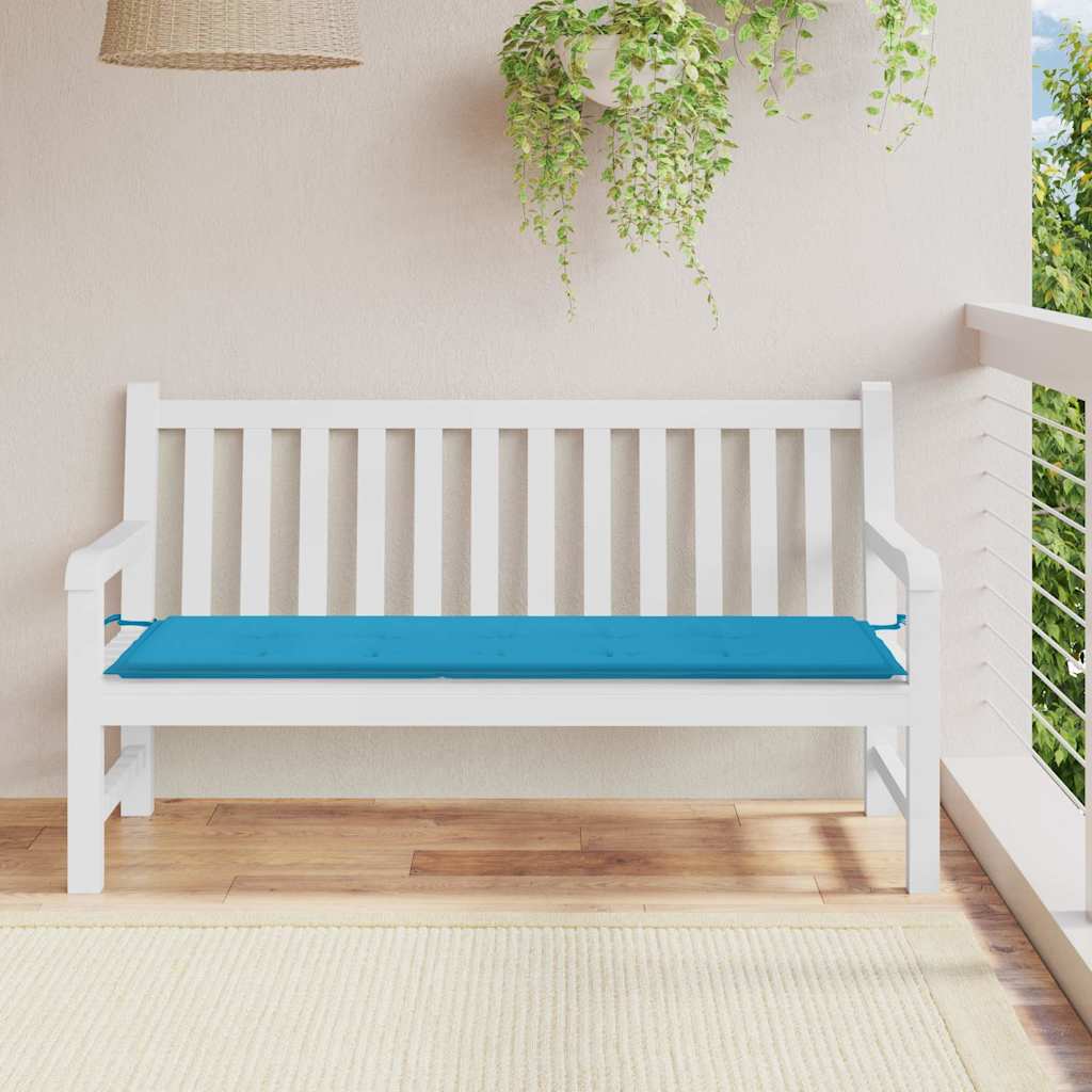 Μαξιλάρι Πάγκου Κήπου Μπλε 150 x 50 x 3 εκ. Ύφασμα Oxford 1