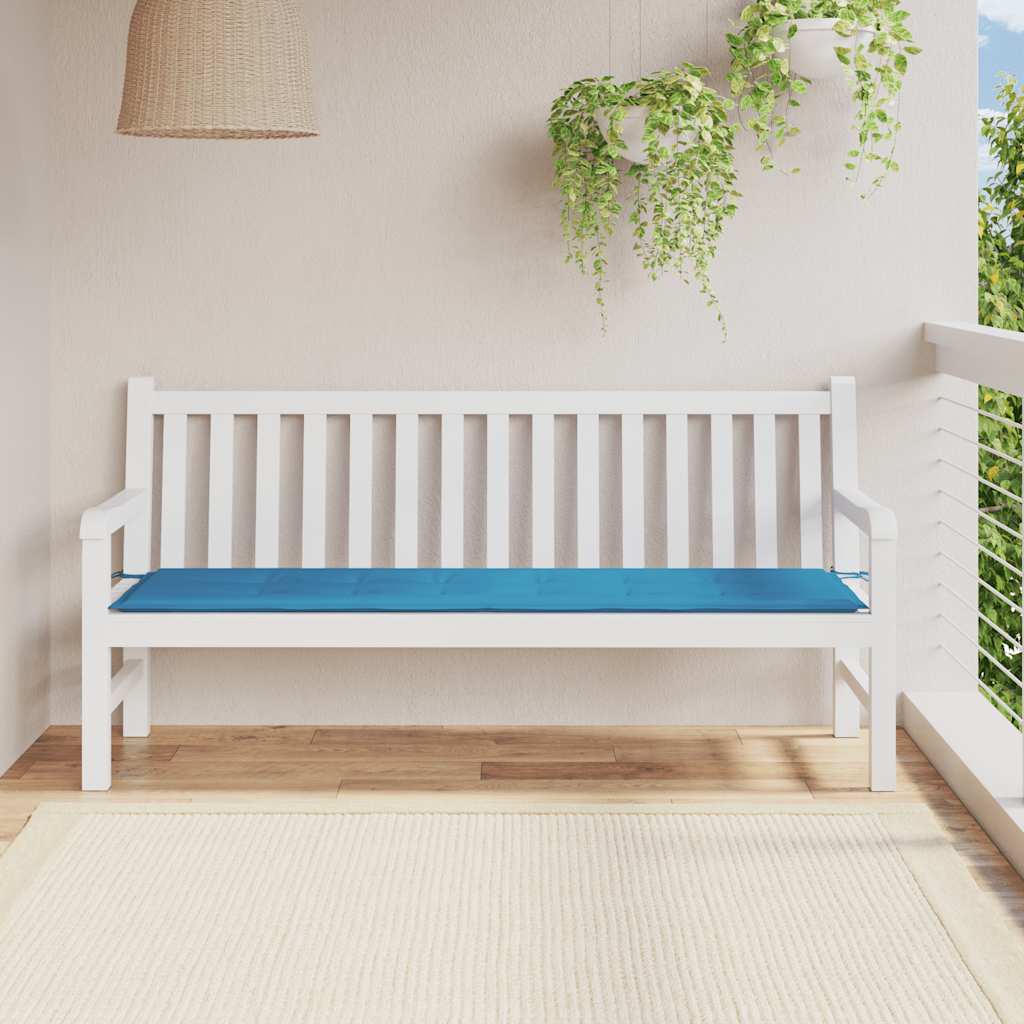Μαξιλάρι Πάγκου Κήπου Μπλε 180 x 50 x 3 εκ. Ύφασμα Oxford 1