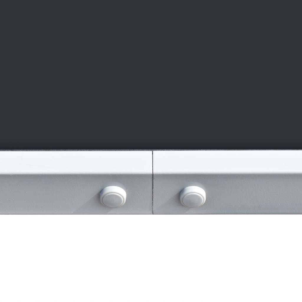 Τραπέζι Κήπου Μαύρο 150 x 90 x 74 εκ. Ατσάλινο 3