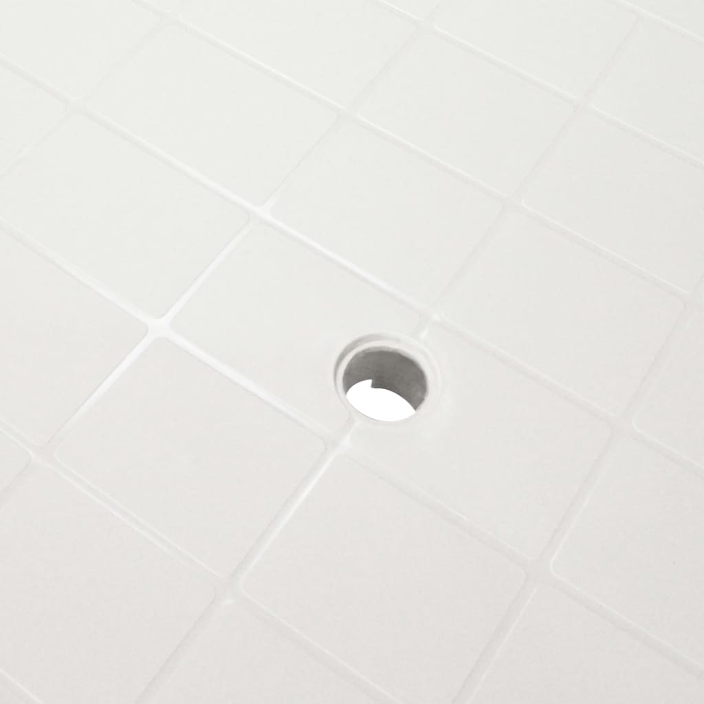 Τραπέζι Κήπου Λευκό 101 x 68 x 72 εκ. Πλαστικό 4