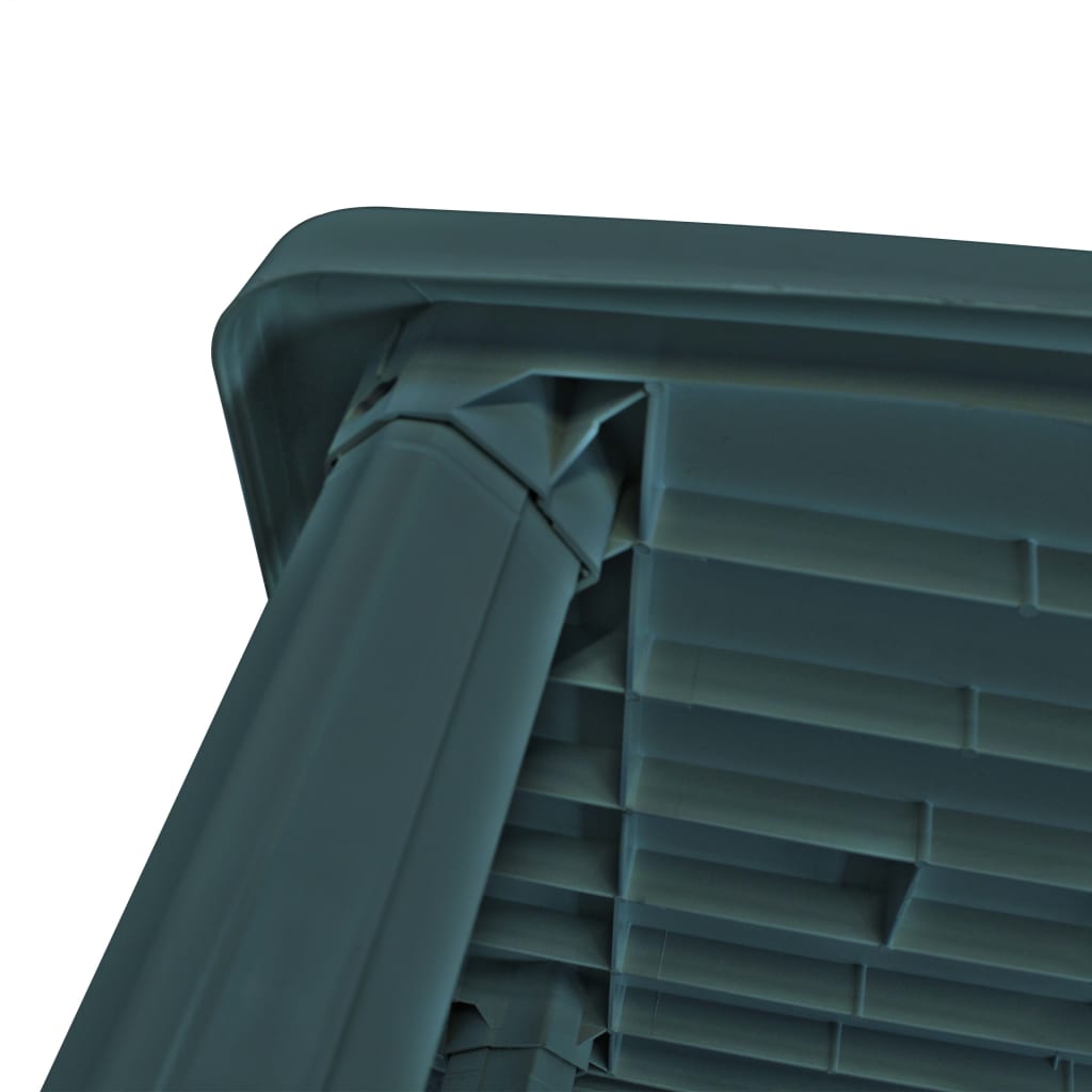 Τραπέζι Κήπου Πράσινο 101 x 68 x 72 εκ. Πλαστικό 4