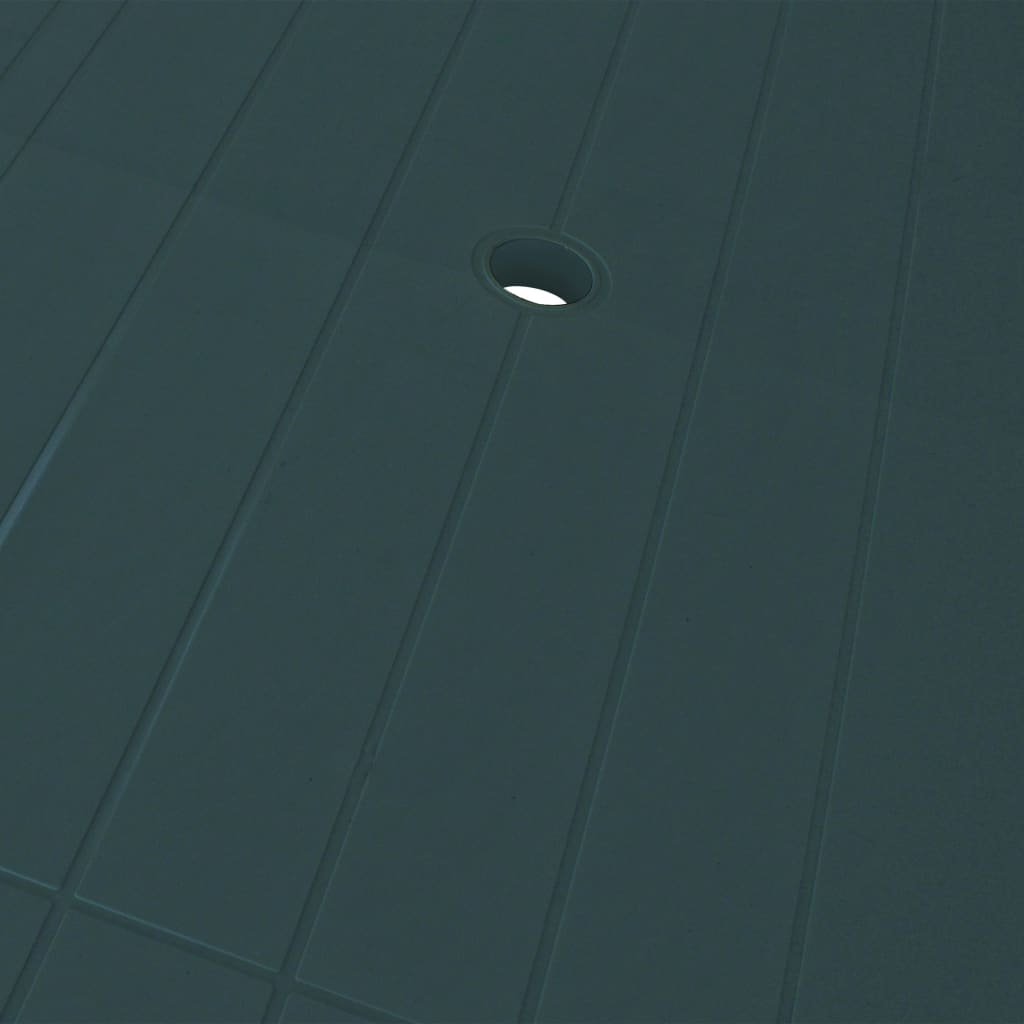 Τραπέζι Κήπου Πράσινο 126 x 76 x 72 εκ. Πλαστικό 3