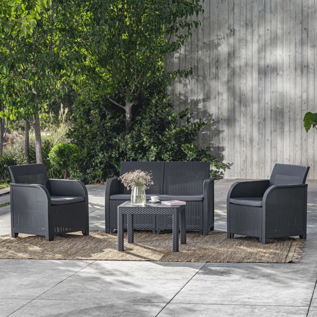 Keter Τραπέζι Κήπου Rosalie Χρώμα Γραφίτης 1