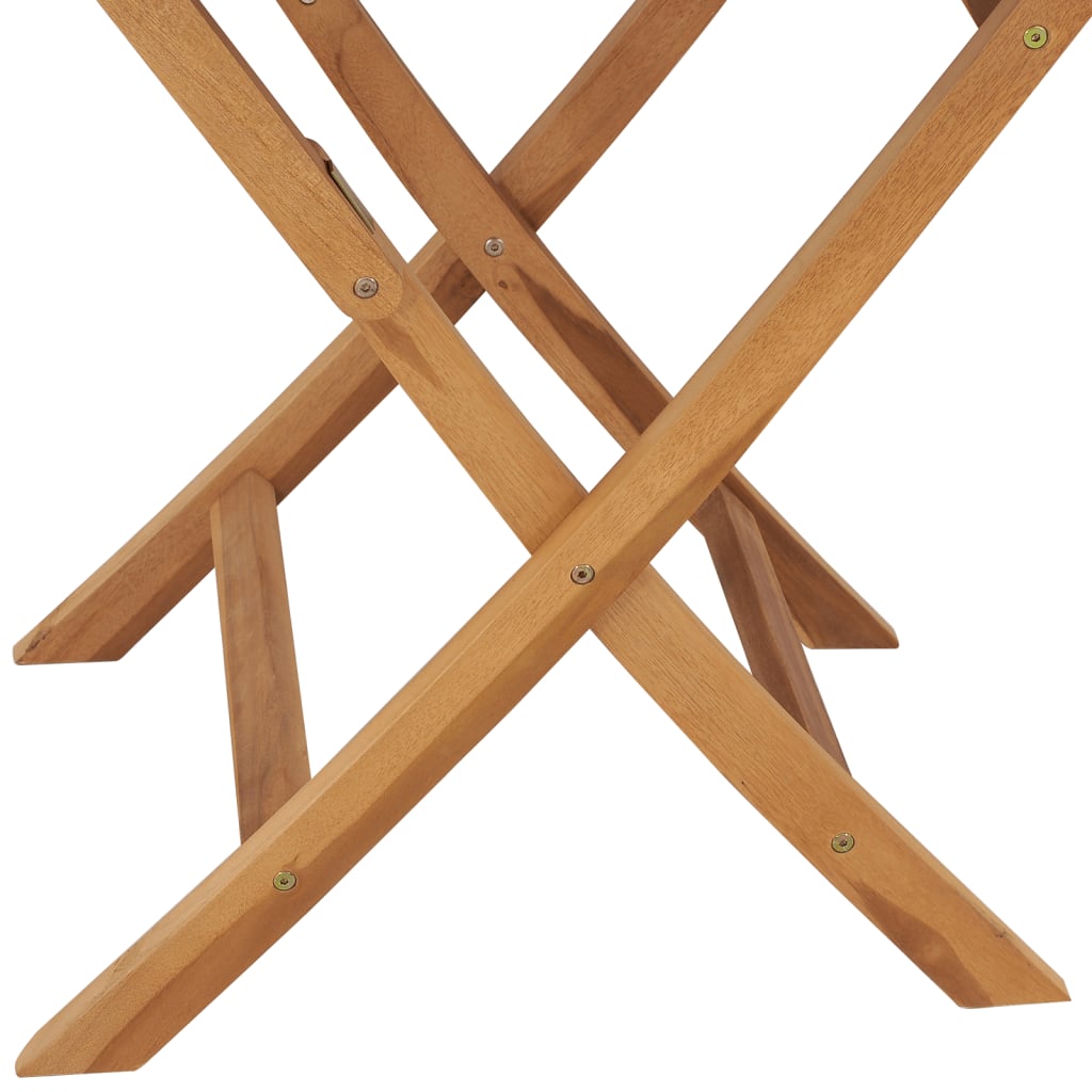 Τραπέζι Κήπου Πτυσσόμενο 85 x 76 εκ. από Μασίφ Ξύλο Teak 7