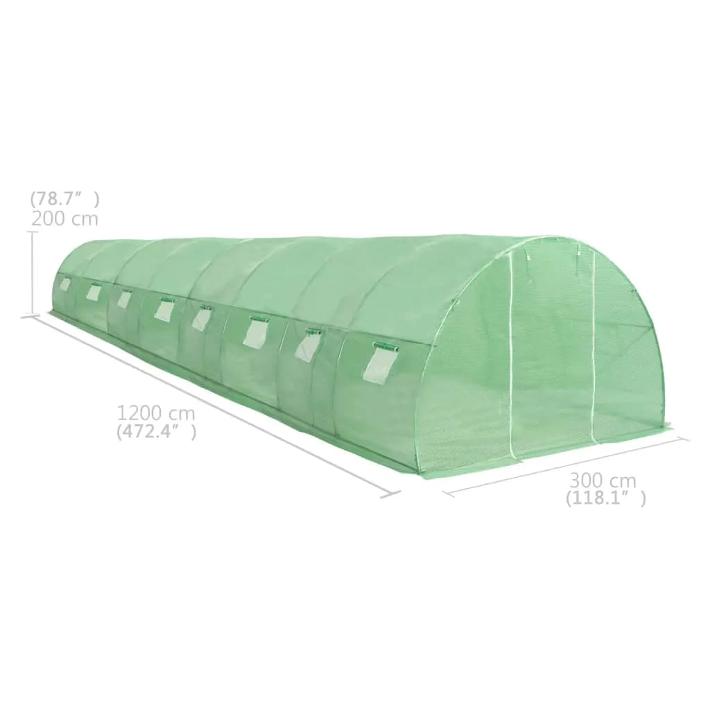 Θερμοκήπιο 36 μ² 1200 x 300 x 200 εκ. 11