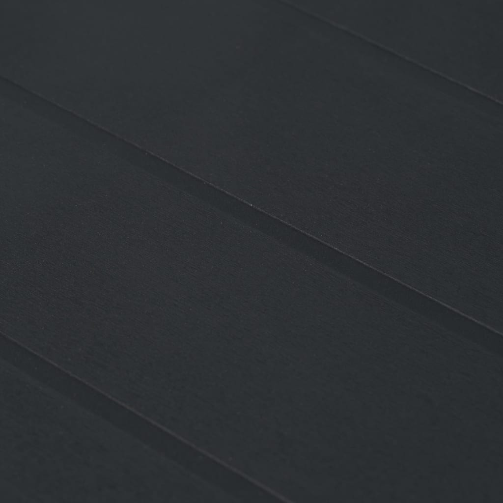 Τραπέζι Κήπου Ανθρακί με Εμφάνιση Ρατάν 79x79x72 εκ. Πλαστικό 4