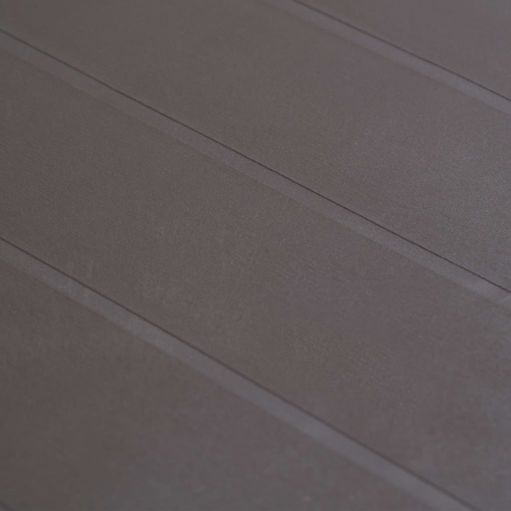 Τραπέζι Κήπου Καφέ με Εμφάνιση Ρατάν 150x90x72 εκ. Πλαστικό 4