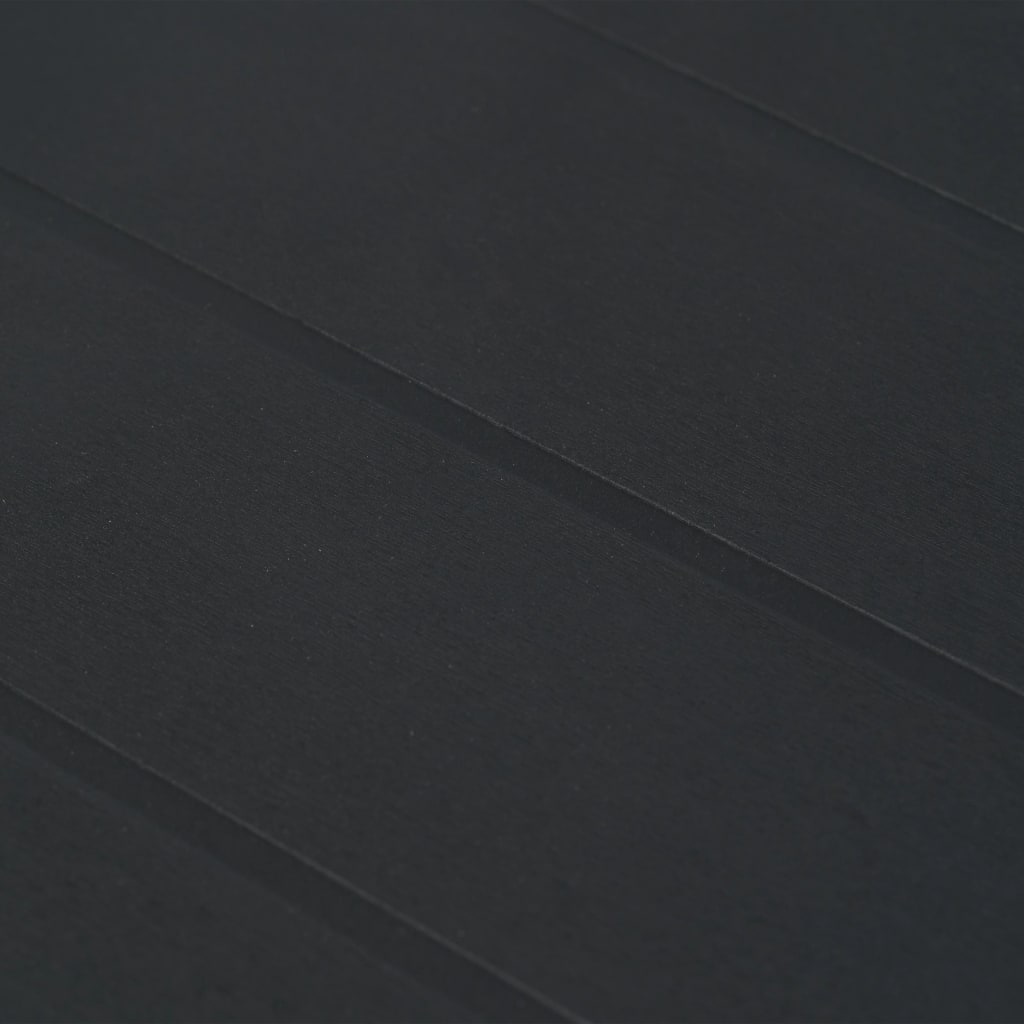 Τραπέζι Κήπου Ανθρακί με Εμφάνιση Ρατάν 220x90x72 εκ. Πλαστικό 4