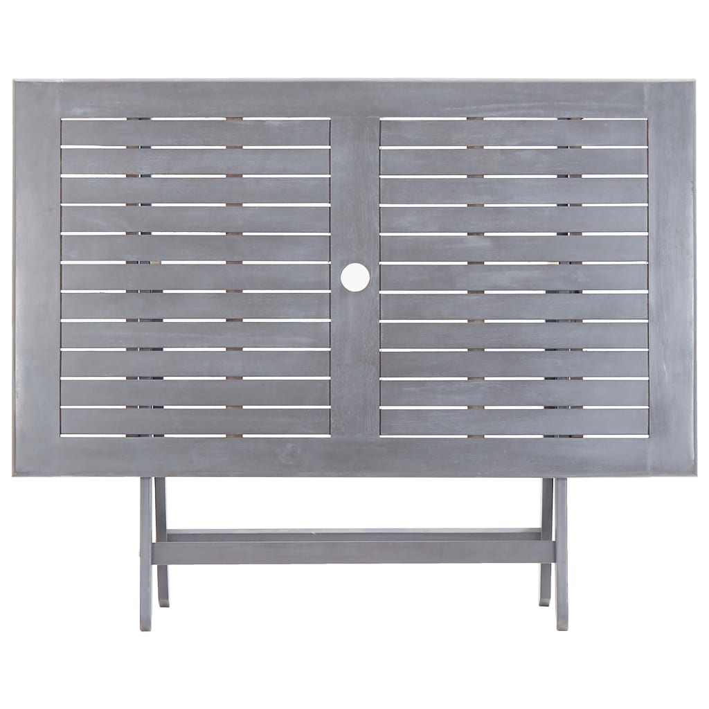 Τραπέζι Κήπου Πτυσσόμενο 120 x 70 x 75 εκ. Μασίφ Ξύλο Ακακίας 6