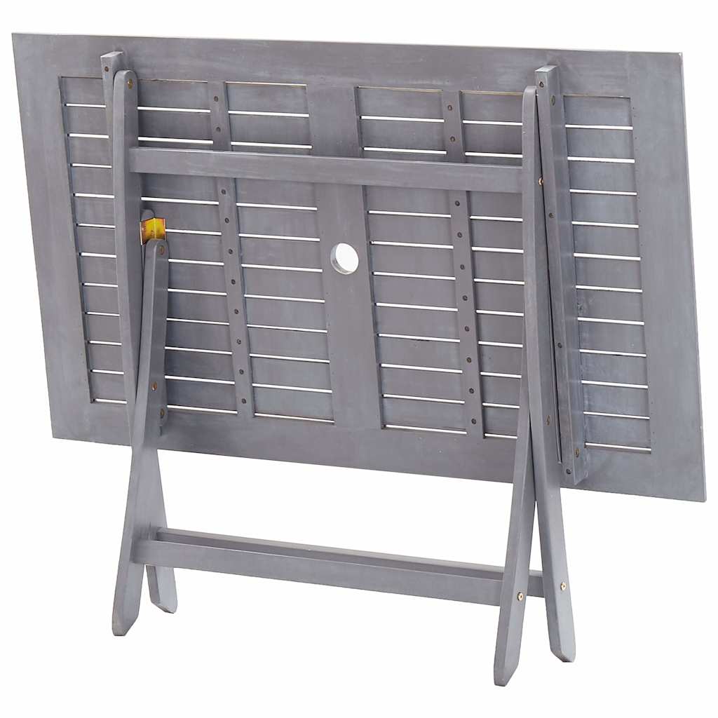 Τραπέζι Κήπου Πτυσσόμενο 120 x 70 x 75 εκ. Μασίφ Ξύλο Ακακίας 8