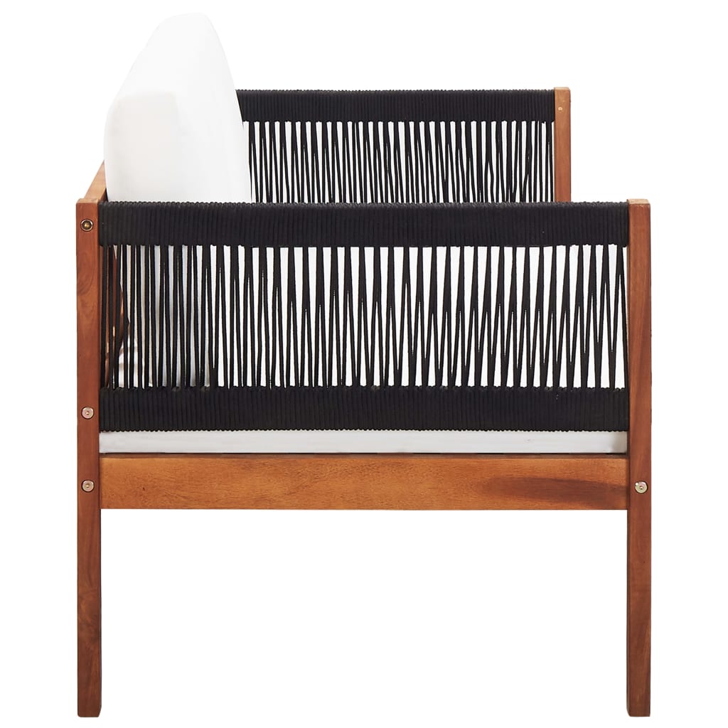 Καναπές Κήπου Διθέσιος από Μασίφ Ξύλο Ακακίας 3