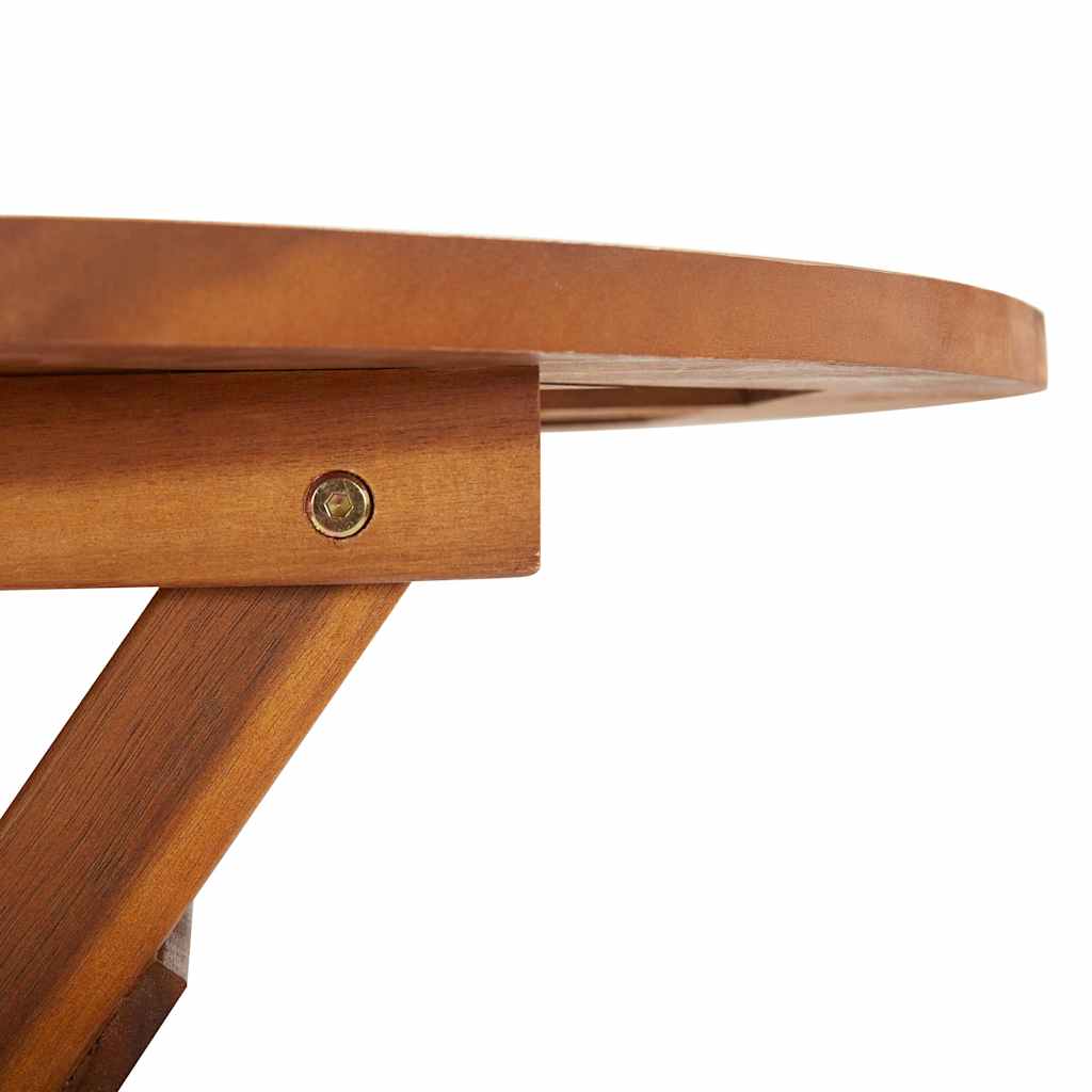 Τραπέζι Κήπου Πτυσσόμενο 60 x 75 εκ. Μασίφ Ξύλο Ακακίας 11