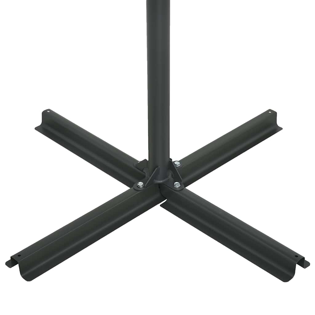 Ομπρέλα Κήπου Μπλε 460 x 270 εκ. με Ιστό Αλουμινίου 9