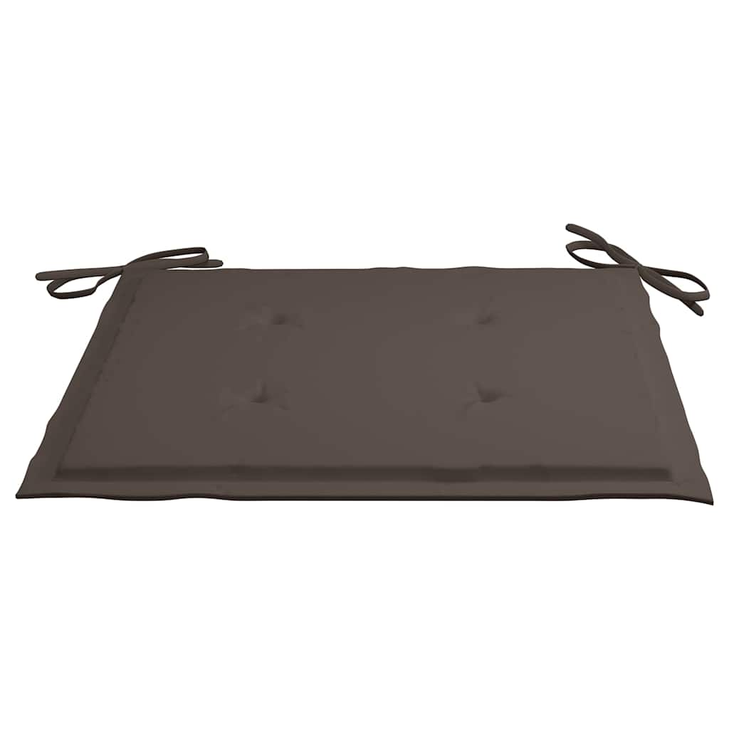 Μαξιλάρια Καρέκλας Κήπου 4 τεμ. Taupe 40x40x3 εκ. Υφασμάτινα 6