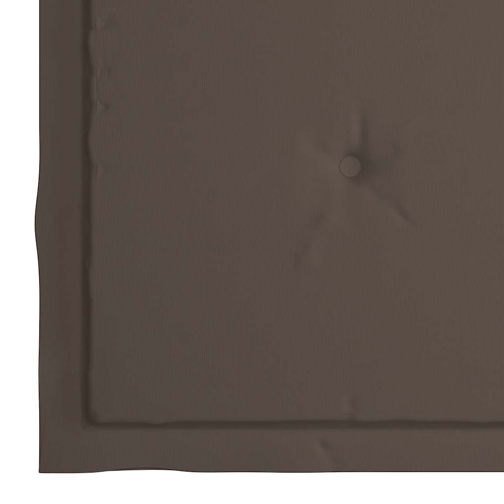 Μαξιλάρια Καρέκλας Κήπου 4 τεμ. Taupe 40x40x3 εκ. Υφασμάτινα 7