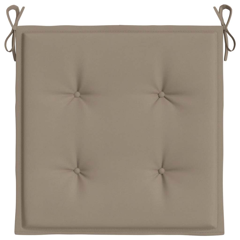 Μαξιλάρια Καρέκλας Κήπου 2 τεμ. Taupe 50x50x4 εκ. Oxford Ύφασμα 6