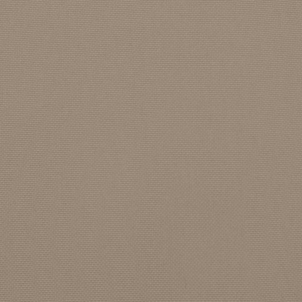 Μαξιλάρια Καρέκλας Κήπου 2 τεμ. Taupe 50x50x4 εκ. Oxford Ύφασμα 8
