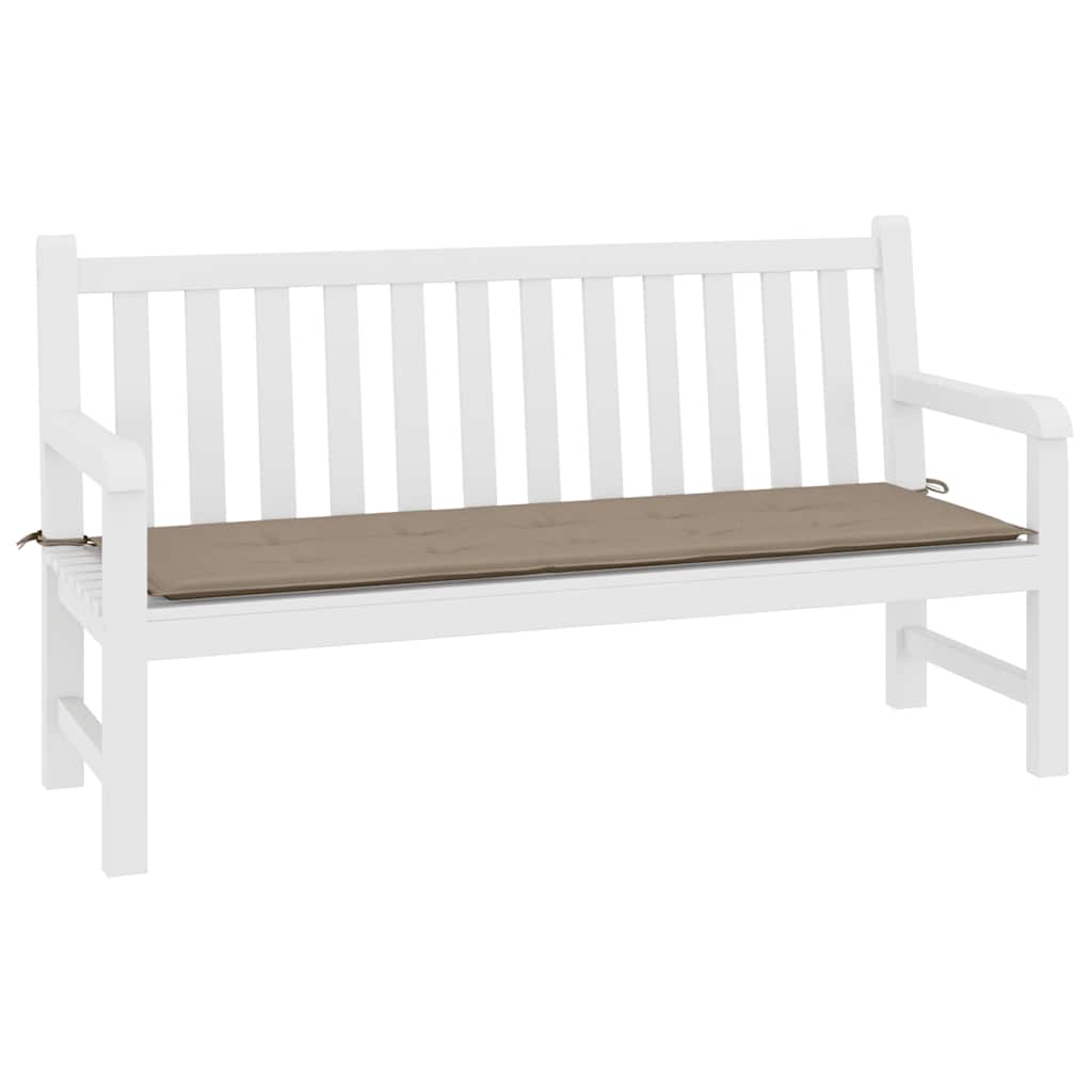 Μαξιλάρι Πάγκου Κήπου Taupe 200x50x4 εκ. Ύφασμα Oxford 3