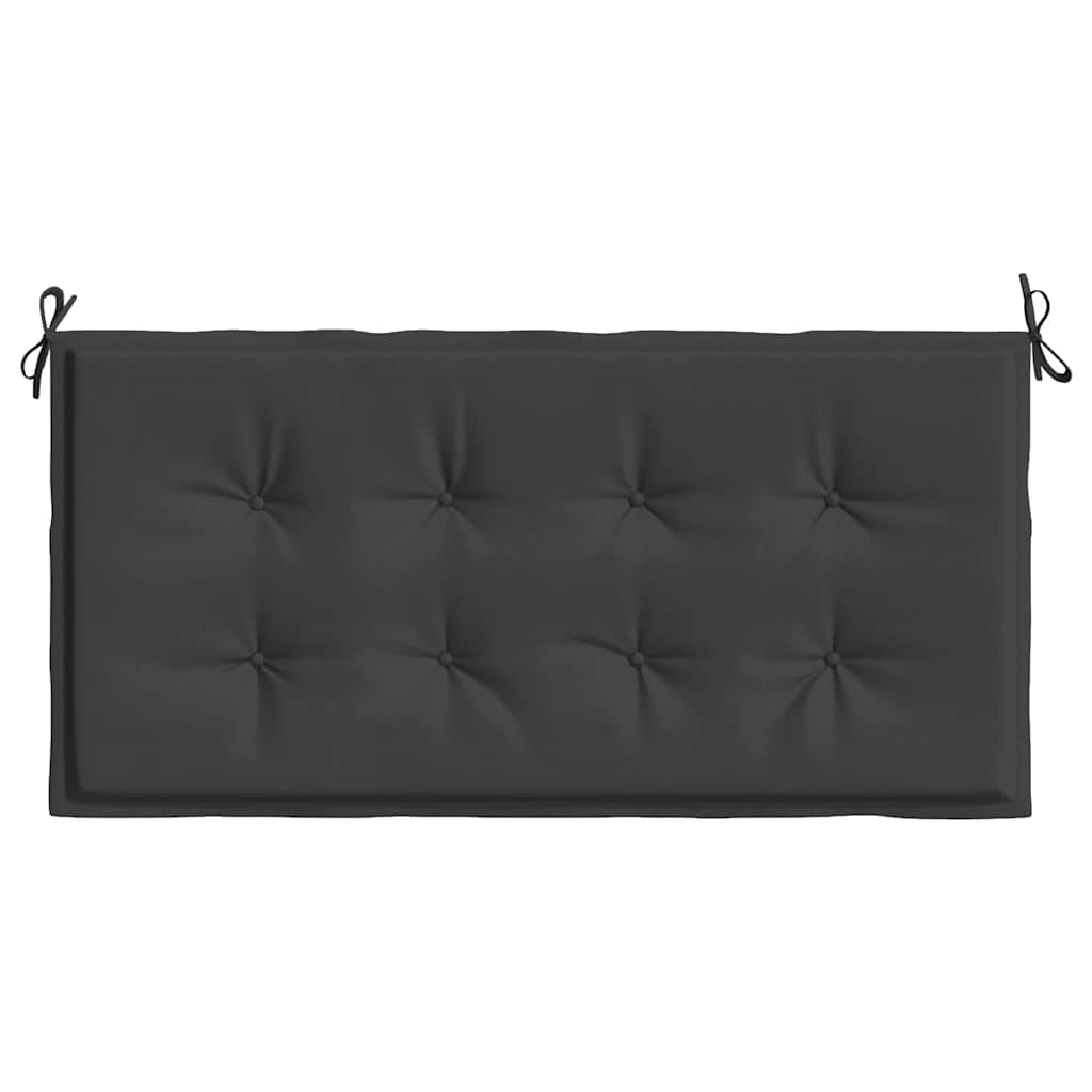 Μαξιλάρι Πάγκου Κήπου Μαύρο 120x50x3 εκ. Ύφασμα Oxford 4