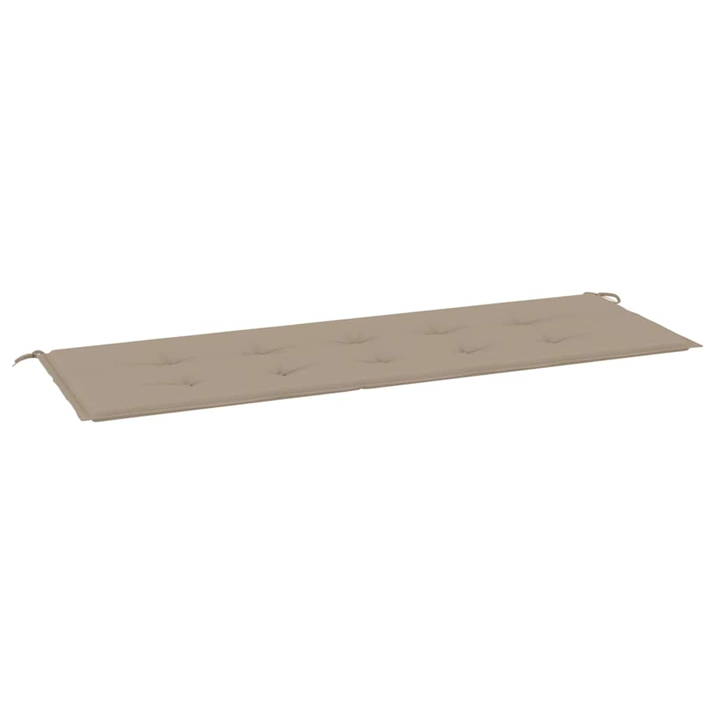 Μαξιλάρι Πάγκου Κήπου Taupe 150x50x4 εκ. Ύφασμα Oxford 2