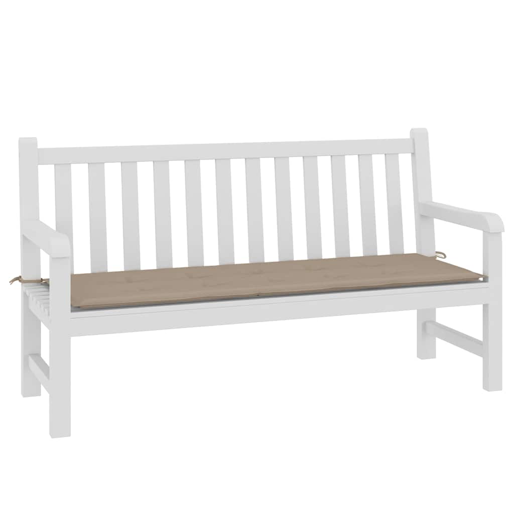 Μαξιλάρι Πάγκου Κήπου Taupe 150x50x4 εκ. Ύφασμα Oxford 3